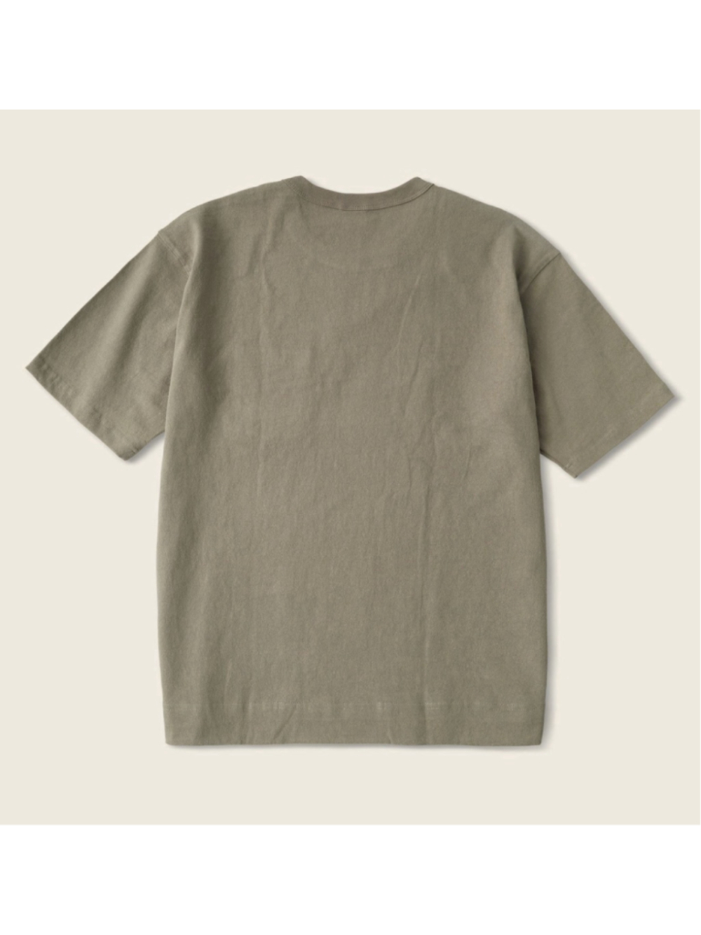 9.8 oz Cotton Classic Pocket T-Shirt - Light Brown Non Stock Mfg. Co. S - Picture 3 of 5